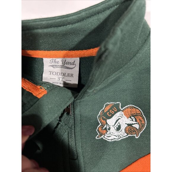 NEW Colorado State Rams The Yard 1/4 Zip Sweatshirt Sweatpants Outfit Boys 3T - Picture 7 of 13